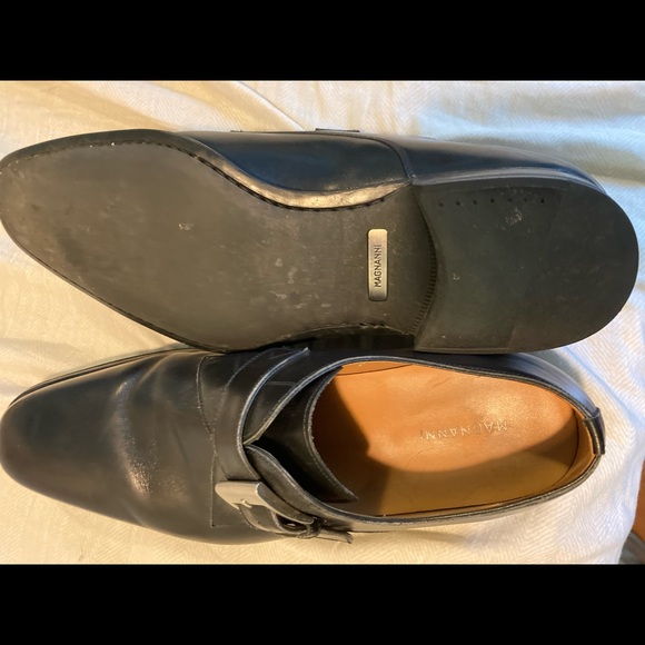 Magnanni Black Men\'s Dress Shoes Size 10